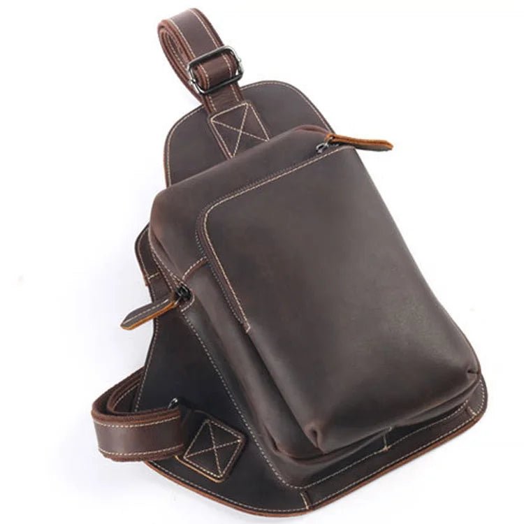 Sacoche Homme Cuir élégante "Le Connaisseur" - Restaur Cuirs
