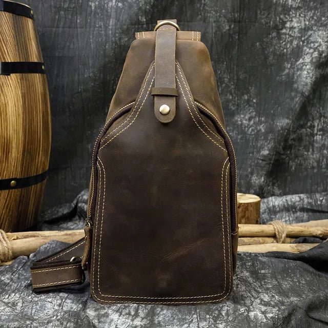 Sacoche Homme Cuir élégante "Le Connaisseur" - Restaur Cuirs