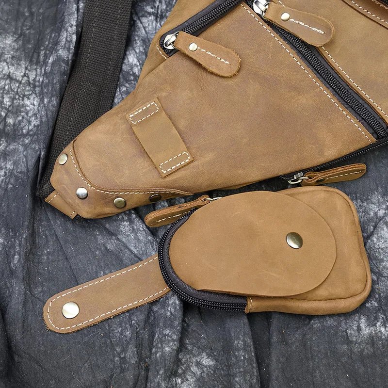 Sacoche Homme Cuir élégante "Le Connaisseur" - Restaur Cuirs