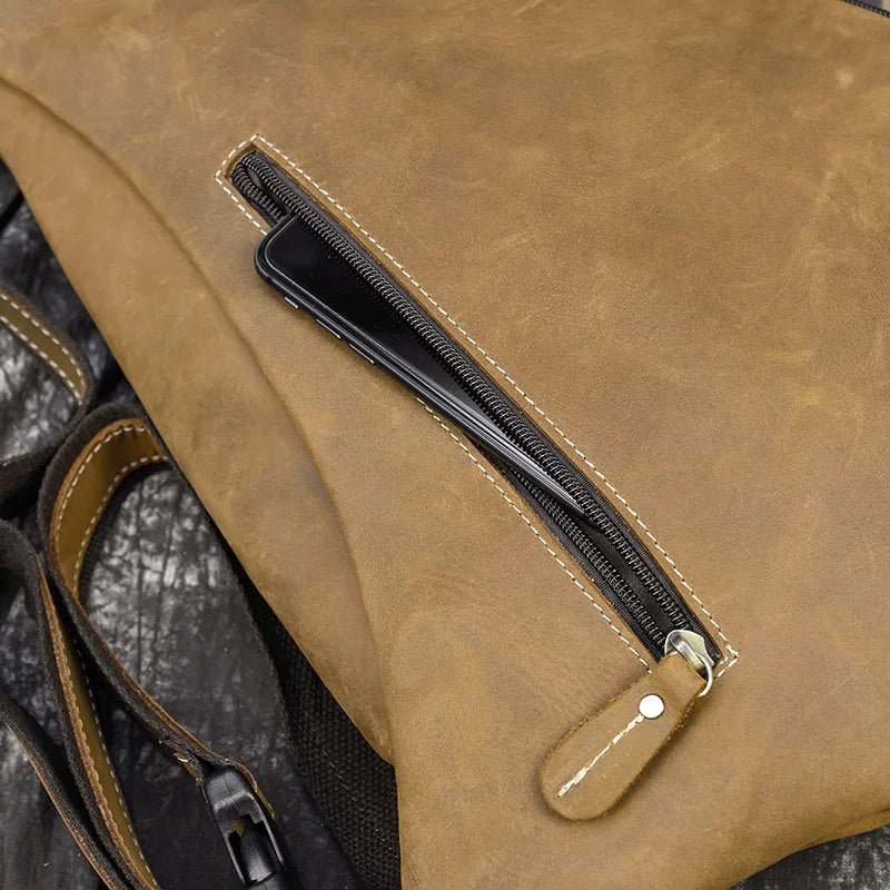 Sacoche Homme Cuir élégante "Le Connaisseur" - Restaur Cuirs