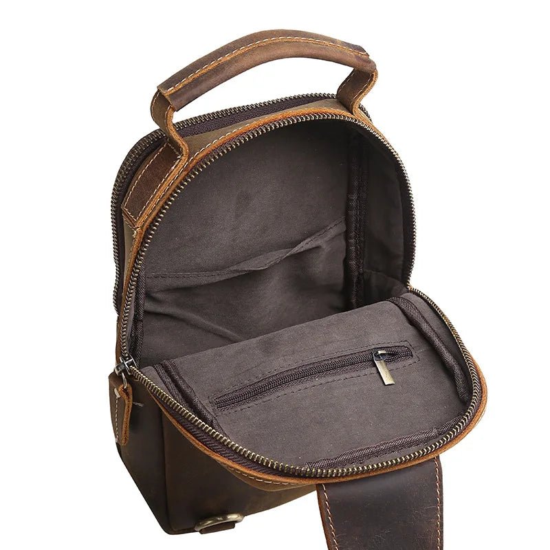 Sacoche Homme Cuir élégante "Le Connaisseur" - Restaur Cuirs