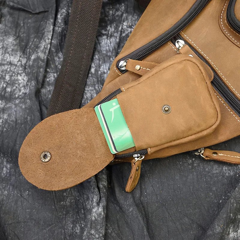 Sacoche Homme Cuir élégante "Le Connaisseur" - Restaur Cuirs