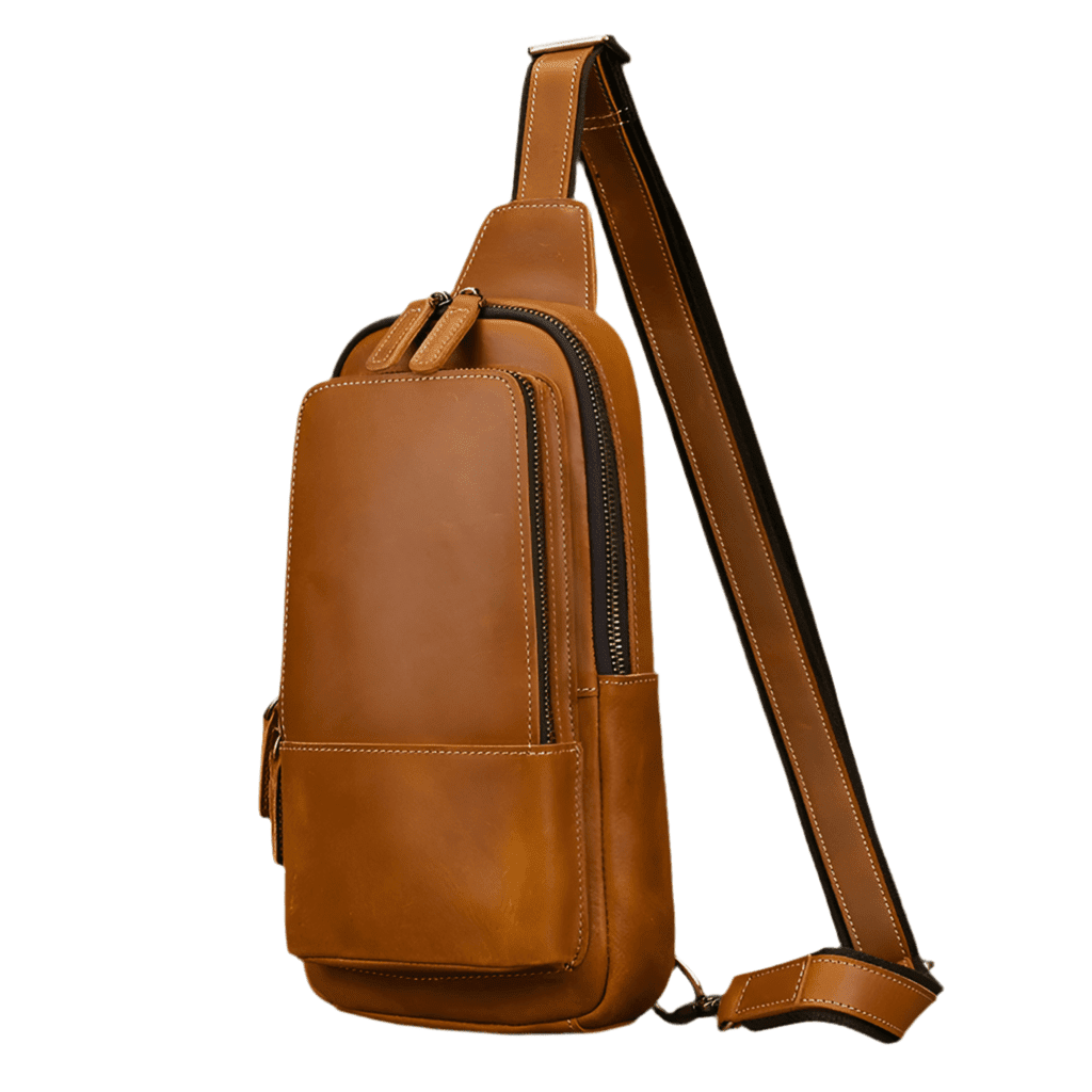Sacoche Homme Cuir Élégante "Le Courier"