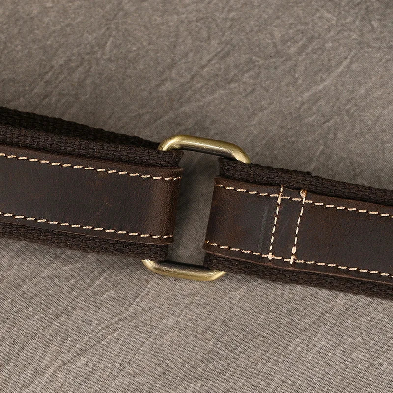Sacoche Homme Cuir Élégante "Le Courier" - Restaur Cuirs