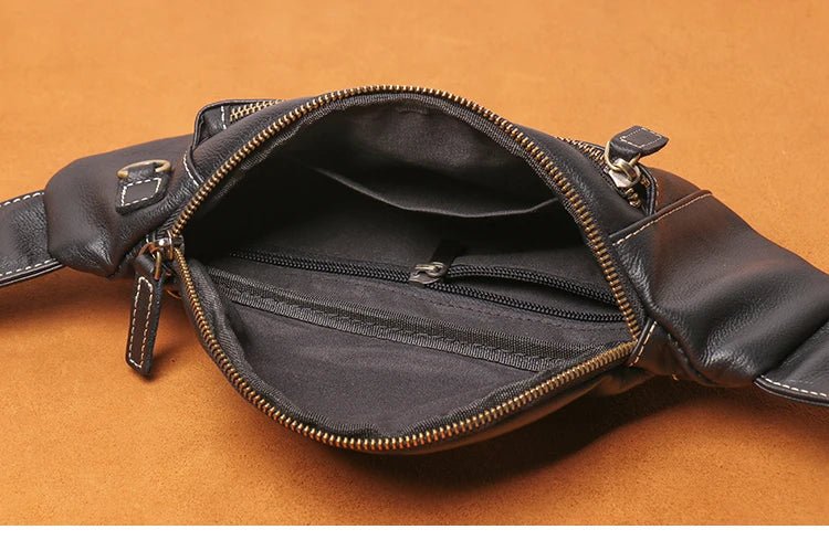 Sacoche Homme Cuir fonctionnelle "Le Fidèle" - Restaur Cuirs
