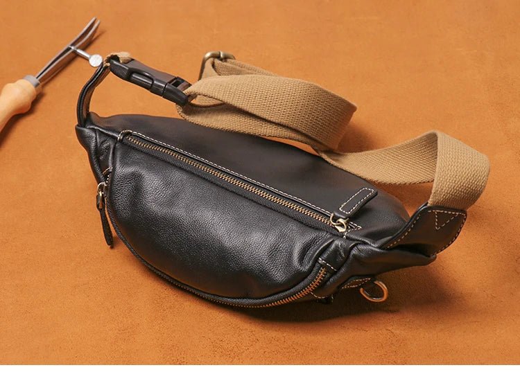 Sacoche Homme Cuir fonctionnelle "Le Fidèle" - Restaur Cuirs