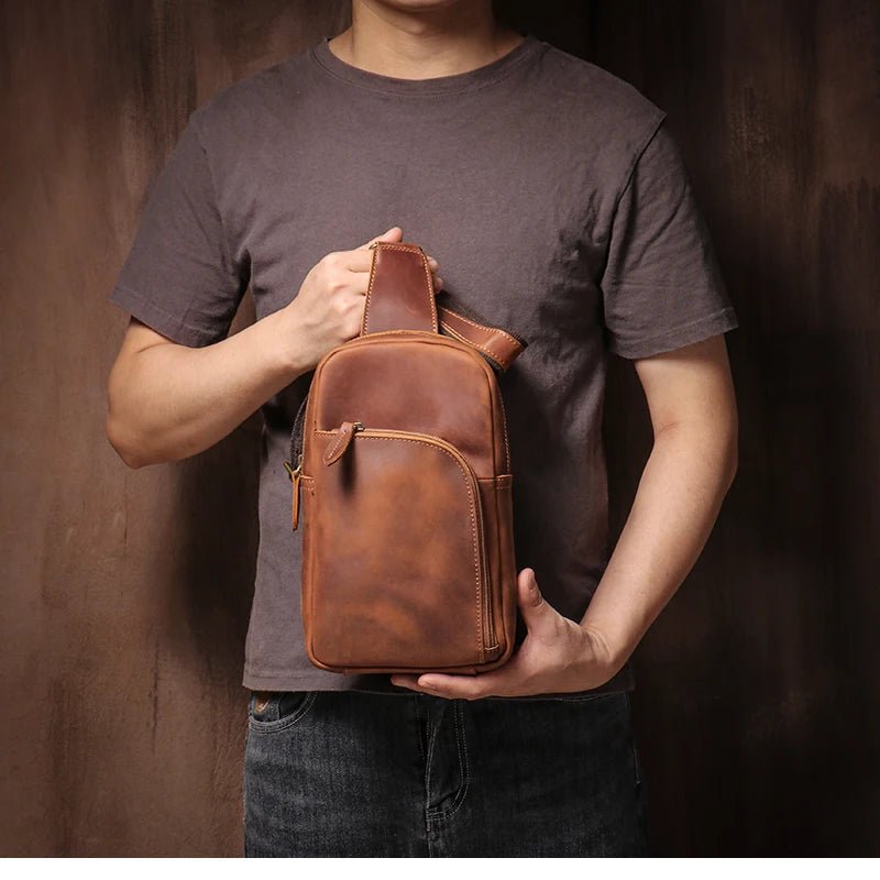 Sacoche Homme Cuir "Le Prestigieux" - Restaur Cuirs