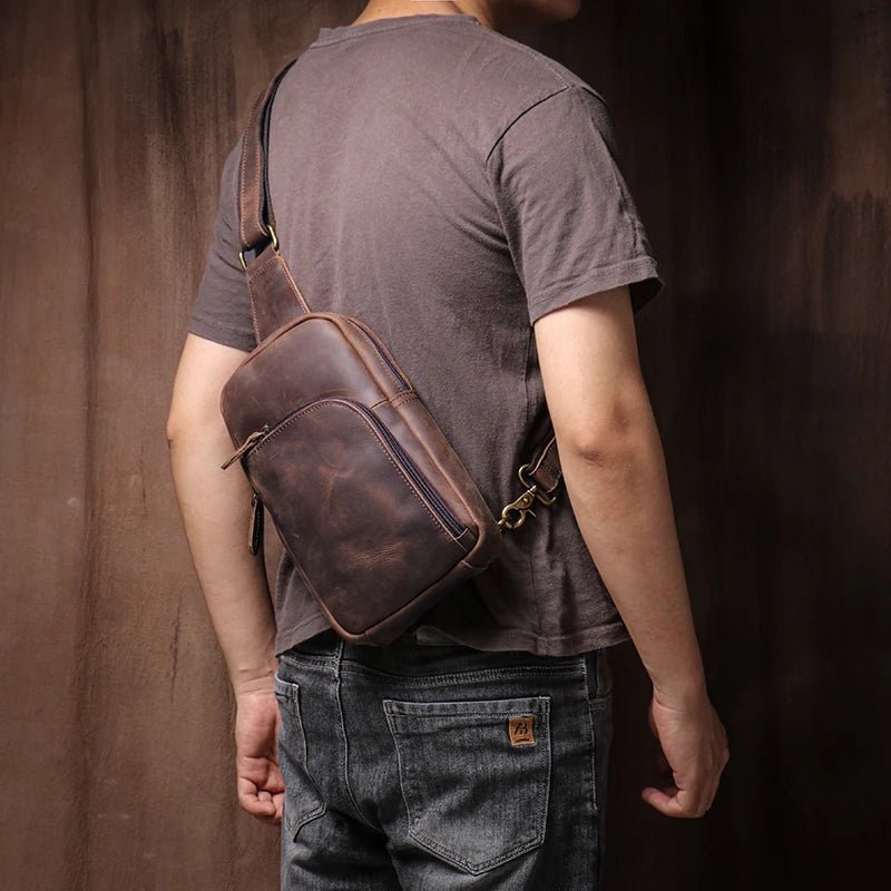 Sacoche Homme Cuir "Le Prestigieux" - Restaur Cuirs