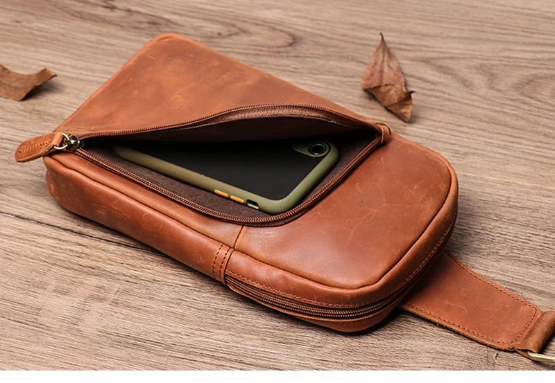 Sacoche Homme Cuir "Le Prestigieux" - Restaur Cuirs
