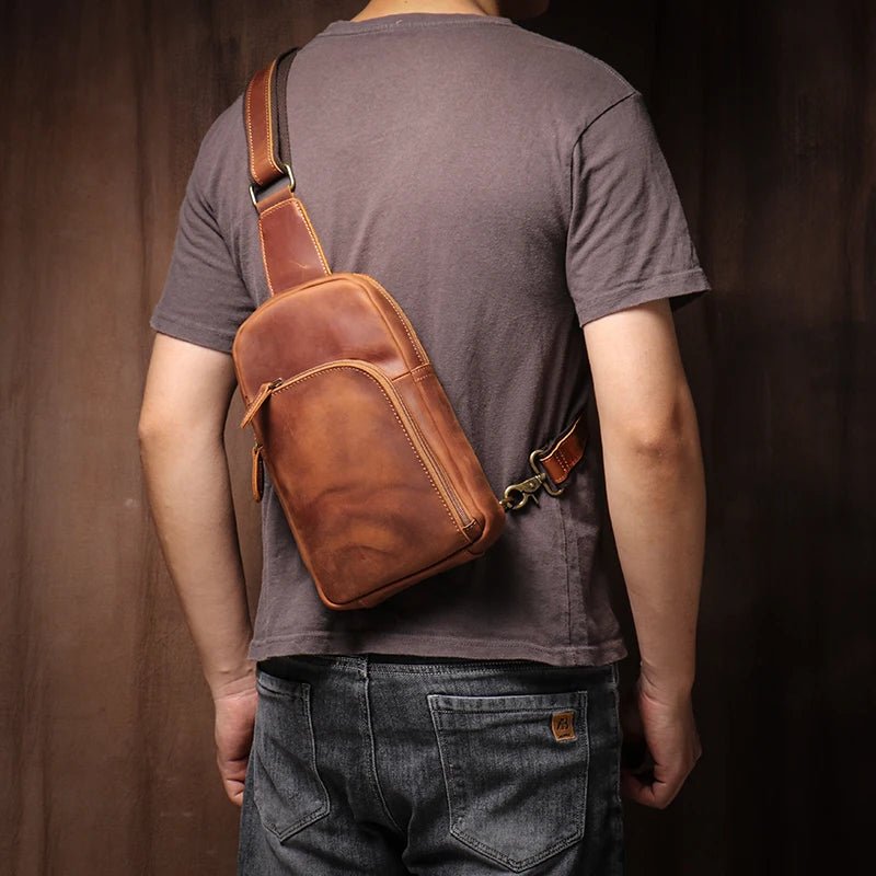 Sacoche Homme Cuir "Le Prestigieux" - Restaur Cuirs