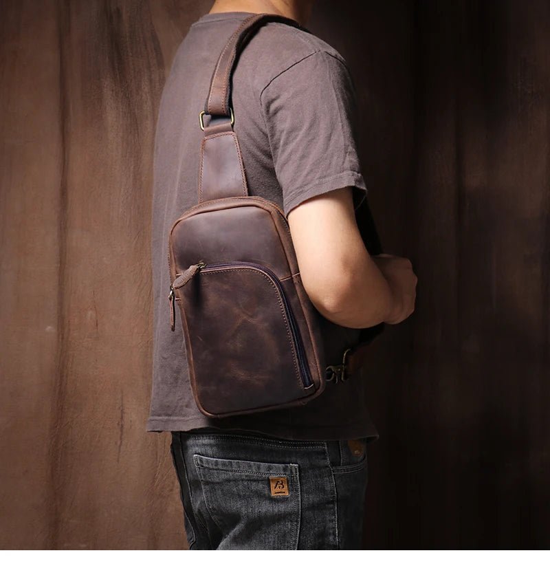 Sacoche Homme Cuir "Le Prestigieux" - Restaur Cuirs