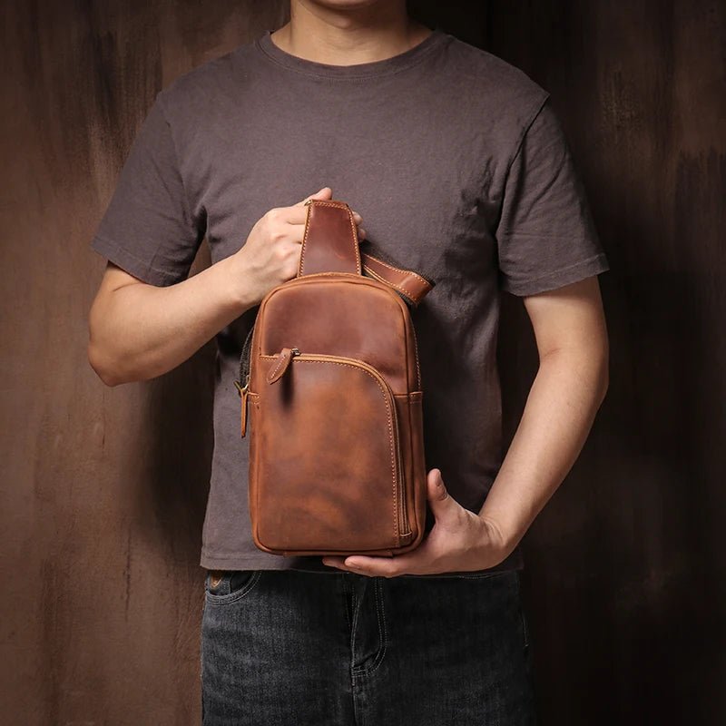 Sacoche Homme Cuir "Le Prestigieux" - Restaur Cuirs