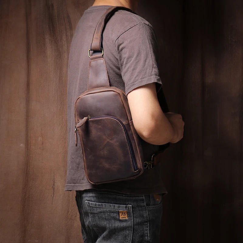 Sacoche Homme Cuir "Le Prestigieux" - Restaur Cuirs