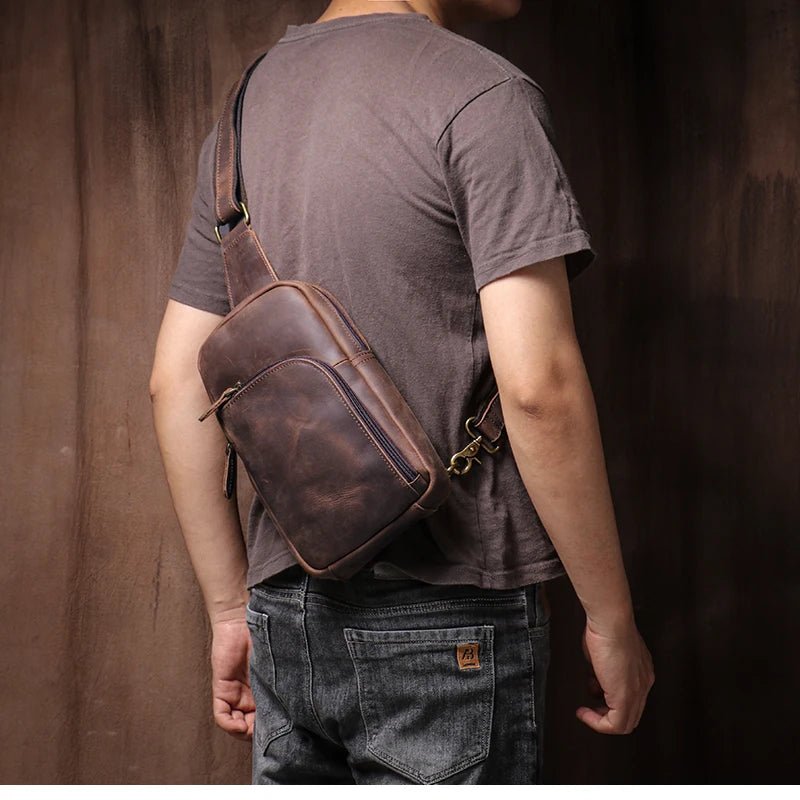 Sacoche Homme Cuir "Le Prestigieux" - Restaur Cuirs