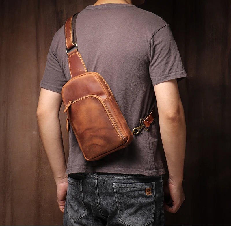 Sacoche Homme Cuir "Le Prestigieux" - Restaur Cuirs