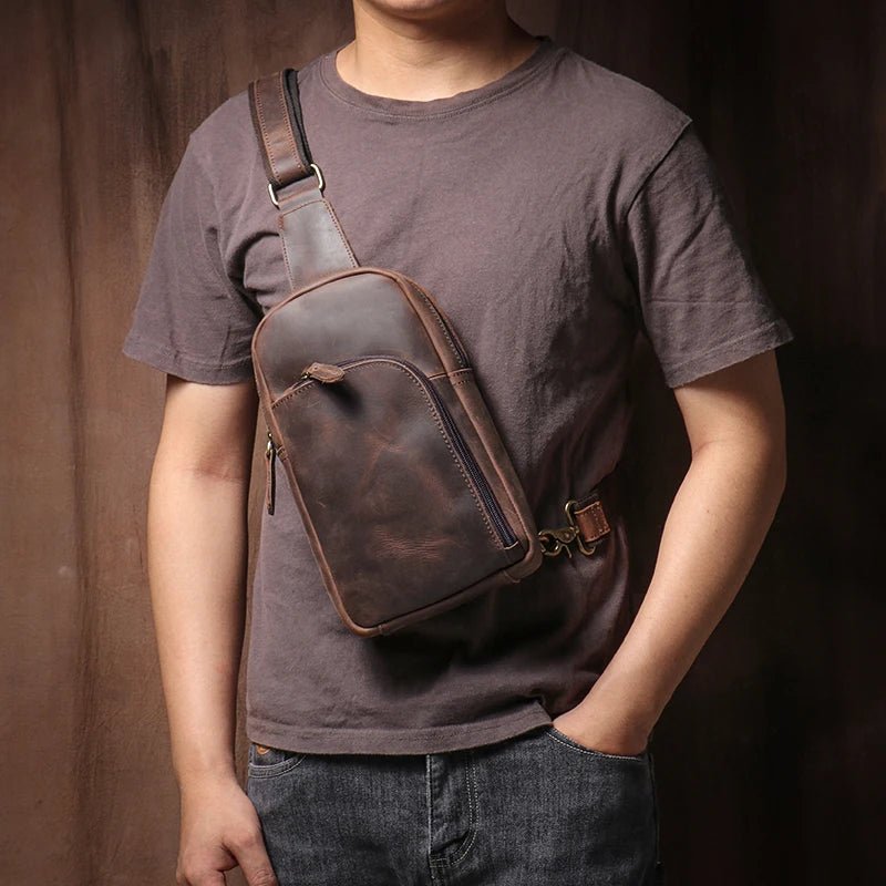 Sacoche Homme Cuir "Le Prestigieux" - Restaur Cuirs