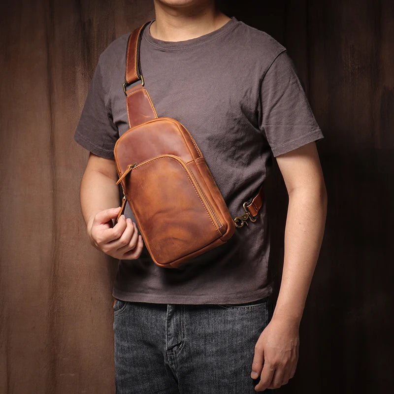 Sacoche Homme Cuir "Le Prestigieux" - Restaur Cuirs