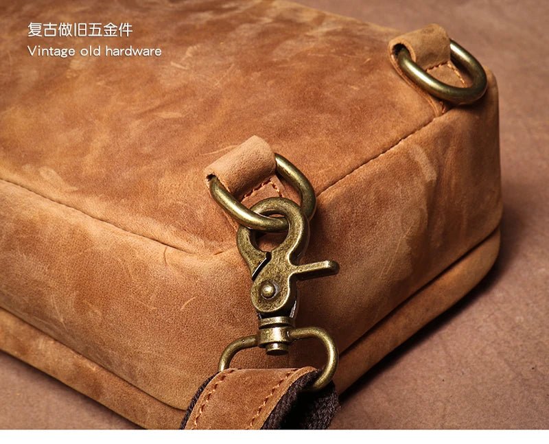 Sacoche Homme Cuir "L'Escapade" - Restaur Cuirs
