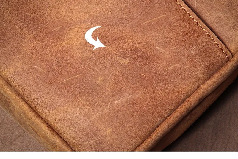 Sacoche Homme Cuir "L'Escapade" - Restaur Cuirs