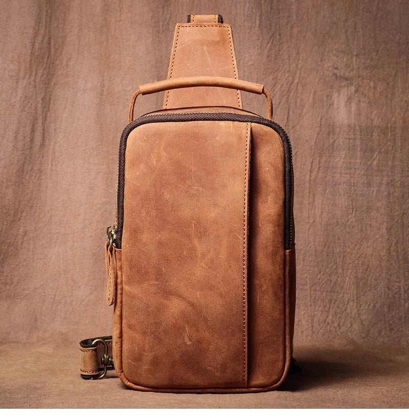Sacoche Homme Cuir "L'Escapade" - Restaur Cuirs