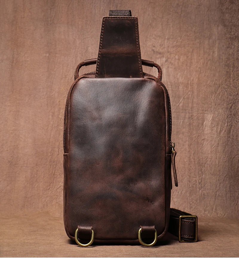 Sacoche Homme Cuir "L'Escapade" - Restaur Cuirs