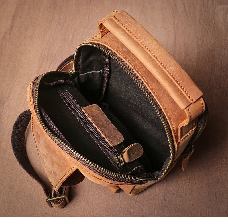 Sacoche Homme Cuir "L'Escapade" - Restaur Cuirs