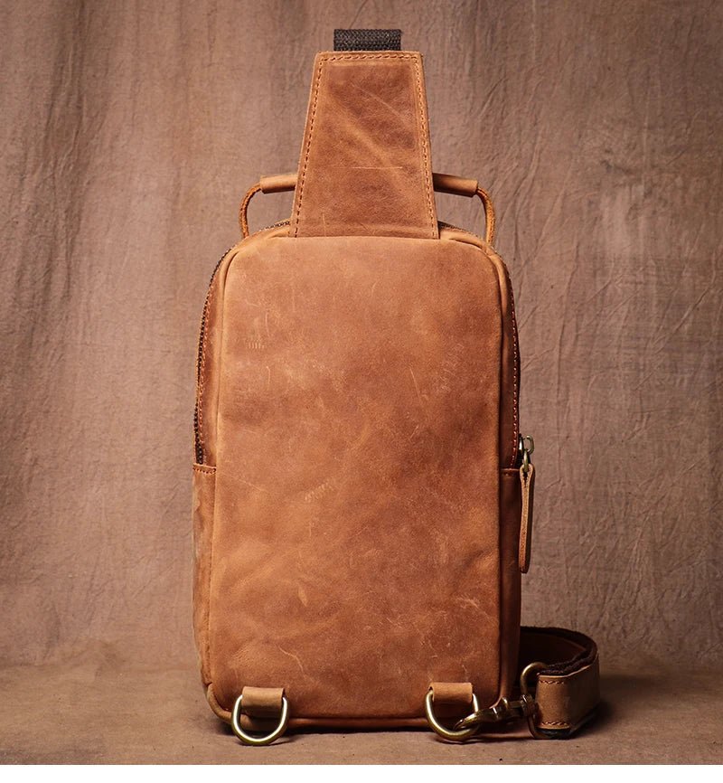 Sacoche Homme Cuir "L'Escapade" - Restaur Cuirs