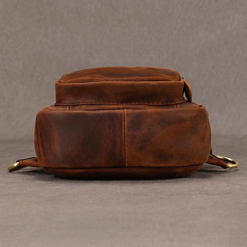 Sacoche Homme Cuir multifonction "Le Dynamo" - Restaur Cuirs
