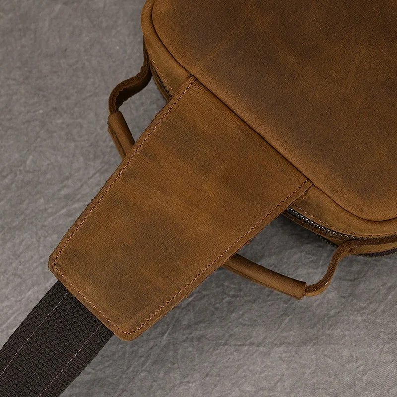 Sacoche Homme Cuir multifonction "Le Dynamo" - Restaur Cuirs
