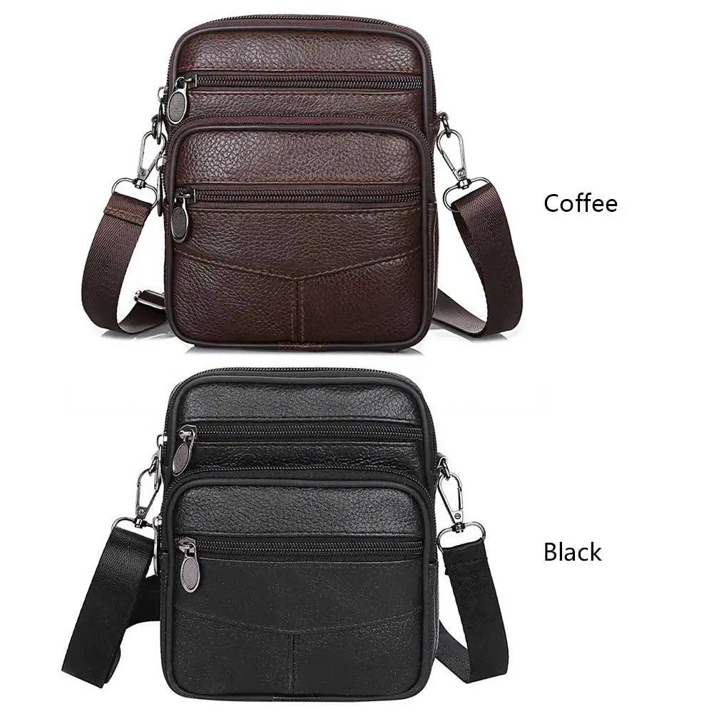 Sacoche Homme Cuir Multifonctionnelle "Le Terrain" - Restaur Cuirs