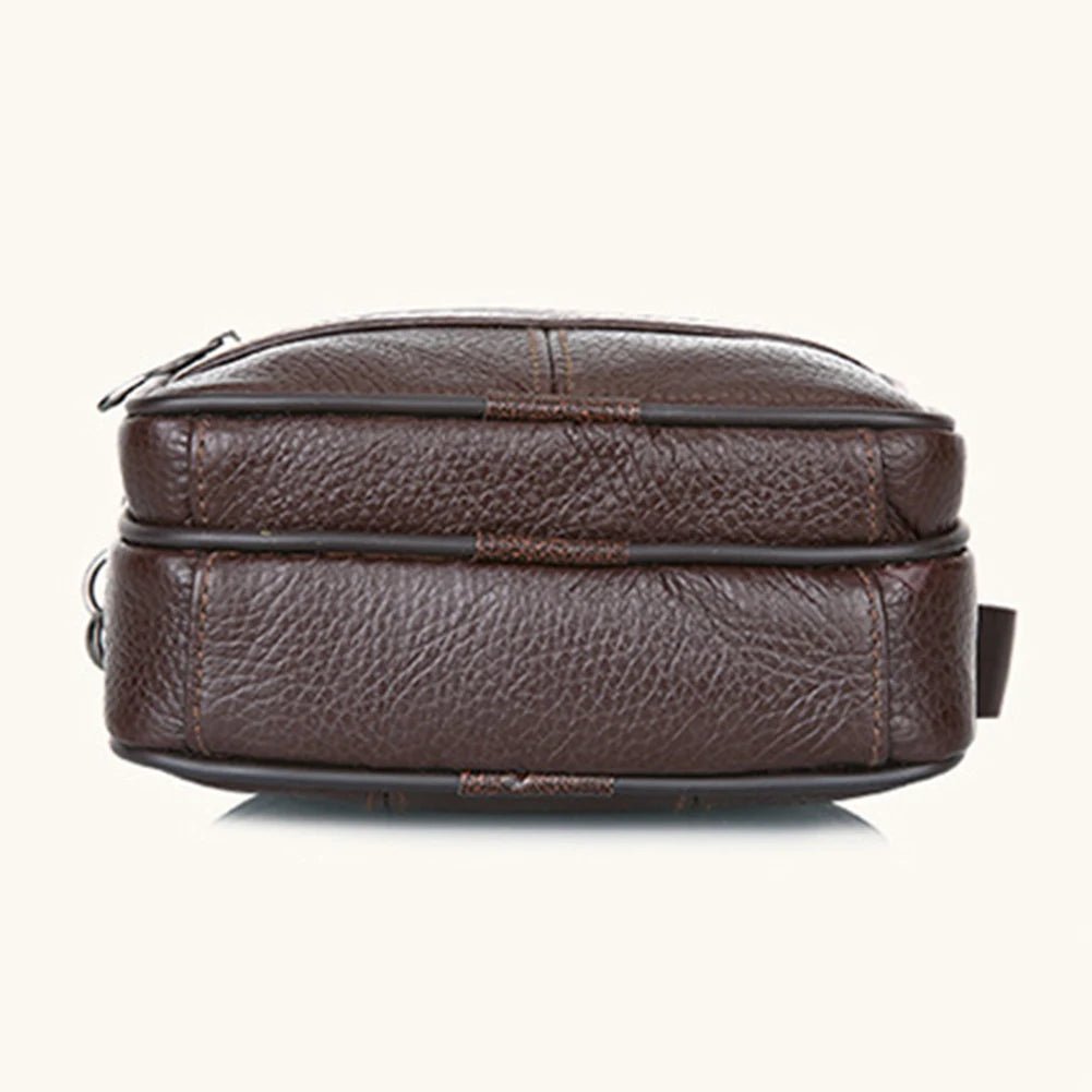 Sacoche Homme Cuir Multifonctionnelle "Le Terrain" - Restaur Cuirs