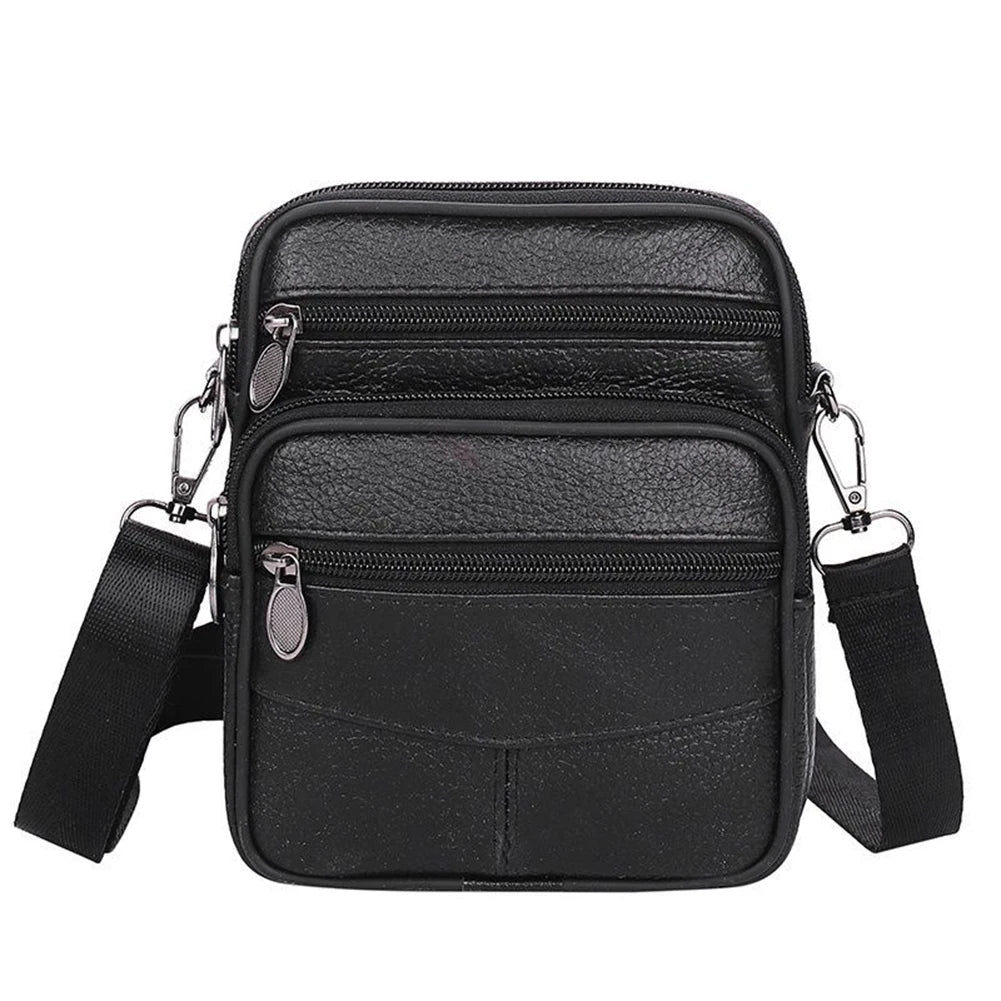Sacoche Homme Cuir Multifonctionnelle "Le Terrain" - Restaur Cuirs