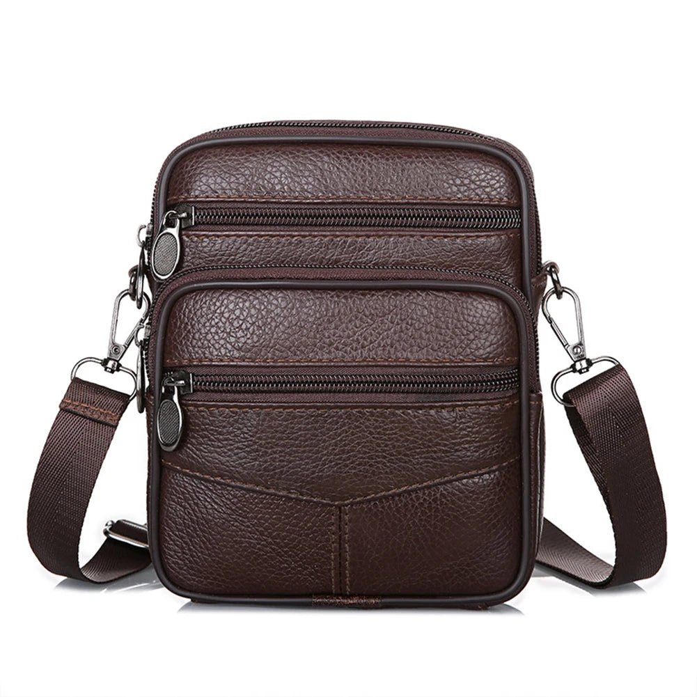 Sacoche Homme Cuir Multifonctionnelle "Le Terrain" - Restaur Cuirs