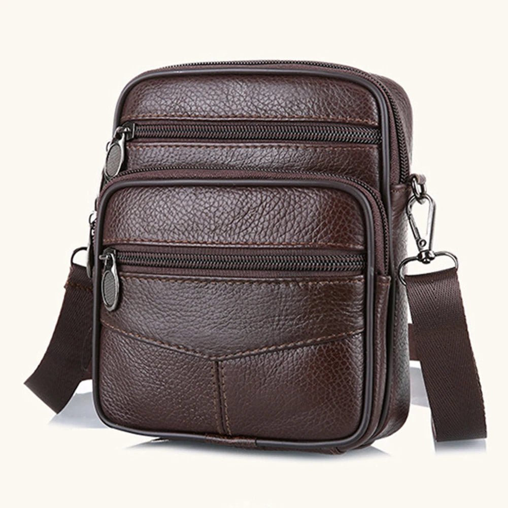 Sacoche Homme Cuir Multifonctionnelle "Le Terrain" - Restaur Cuirs
