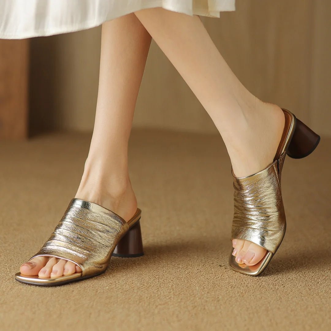 Sandales Femme Élégantes en Cuir "La Légère" - Restaur Cuirs