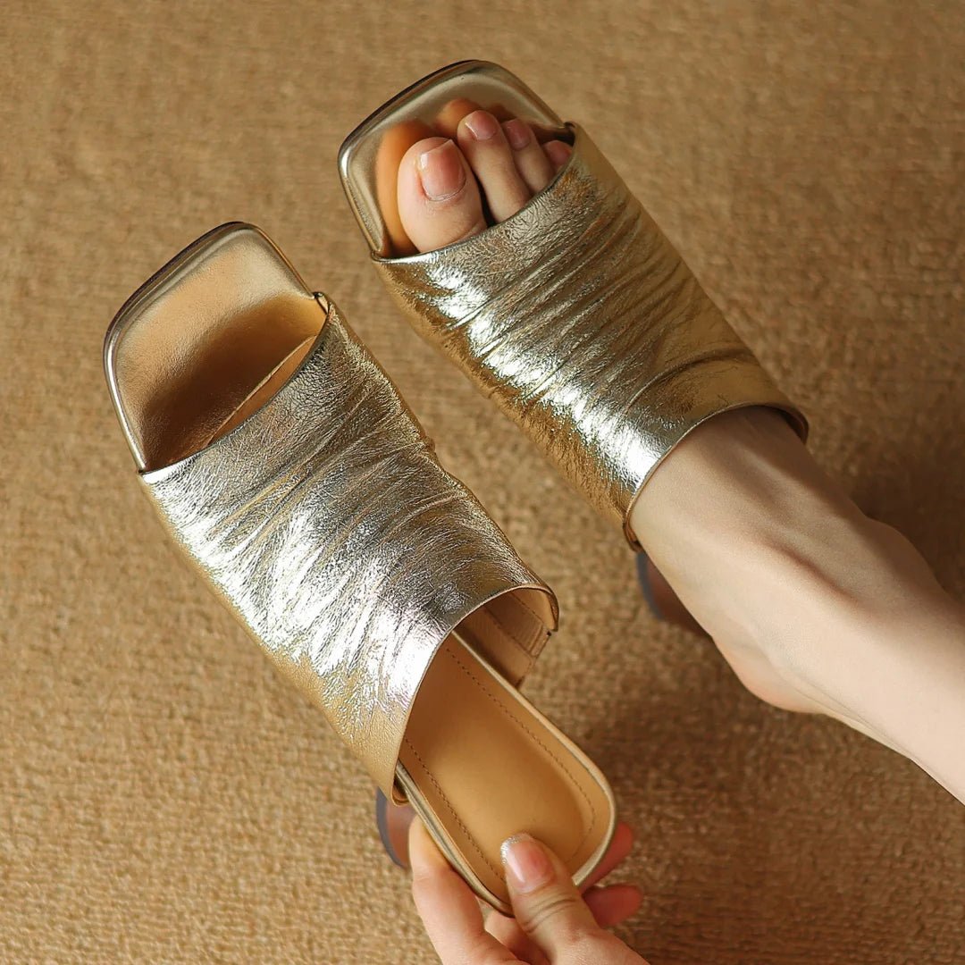 Sandales Femme Élégantes en Cuir "La Légère" - Restaur Cuirs