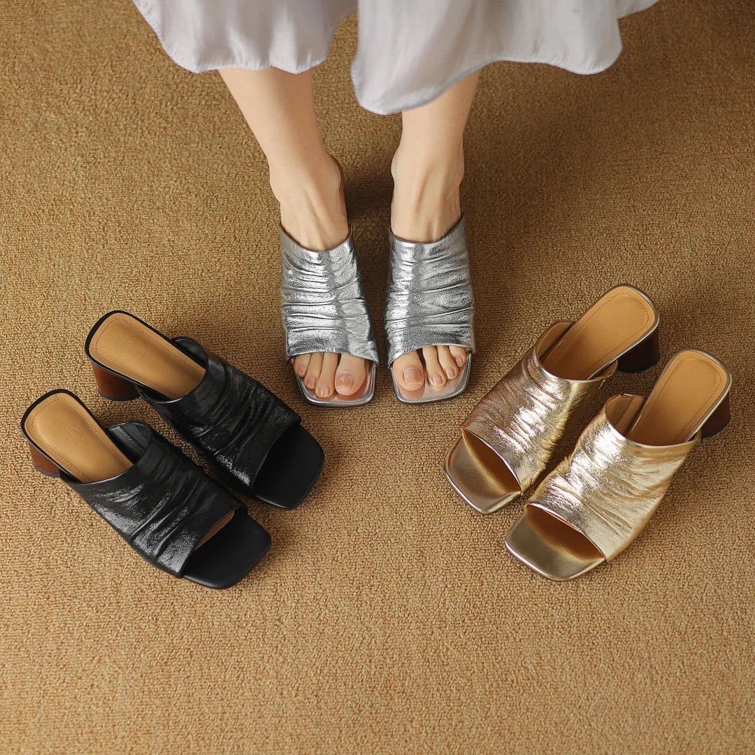 Sandales Femme Élégantes en Cuir "La Légère" - Restaur Cuirs