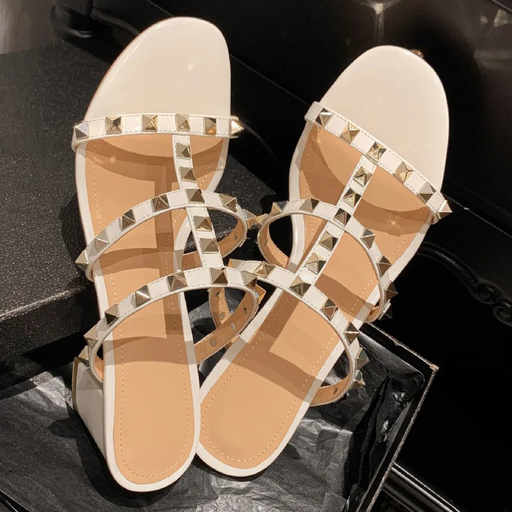 Sandales Femme élégantes en cuir "La Silhouette" - Restaur Cuirs
