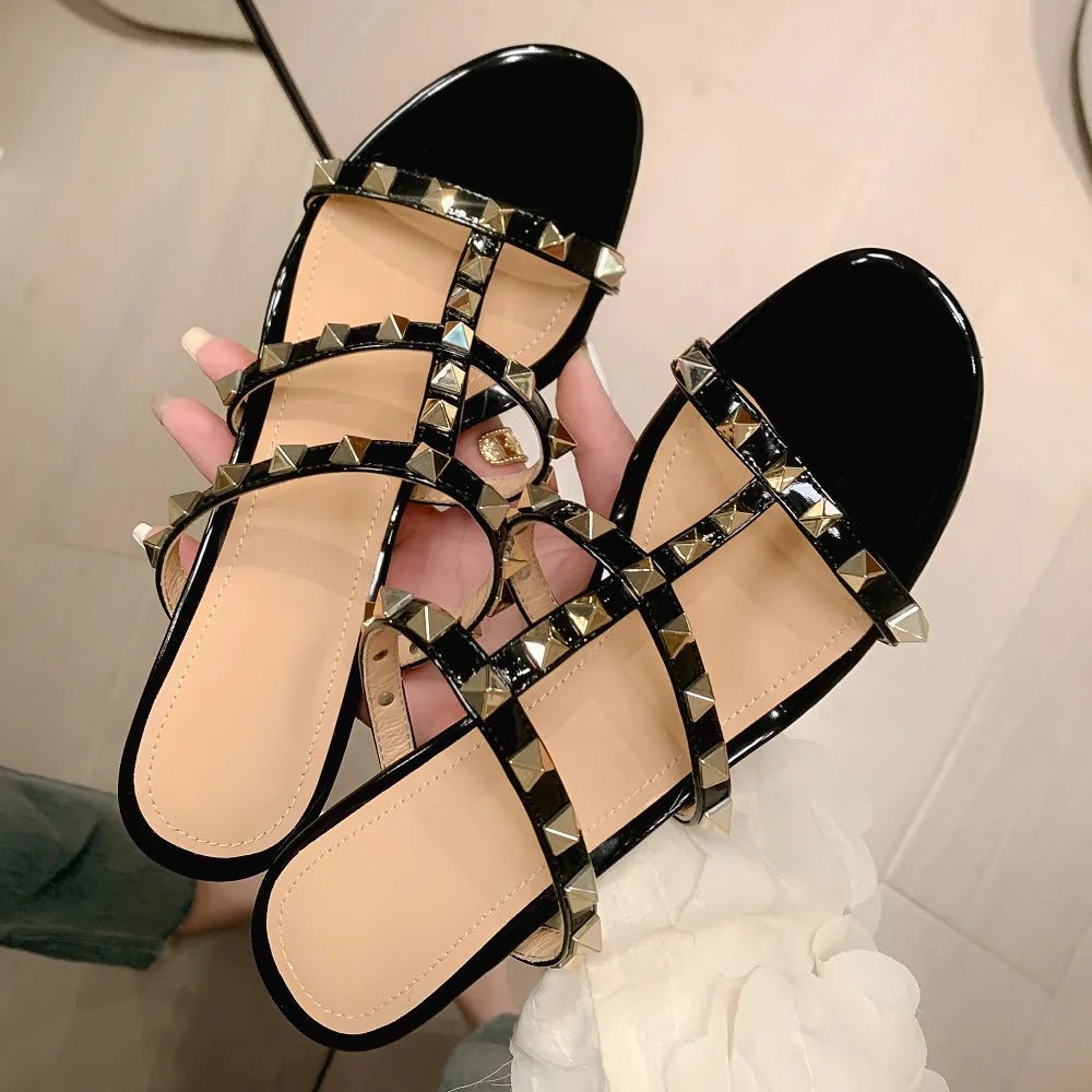 Sandales Femme élégantes en cuir "La Silhouette" - Restaur Cuirs
