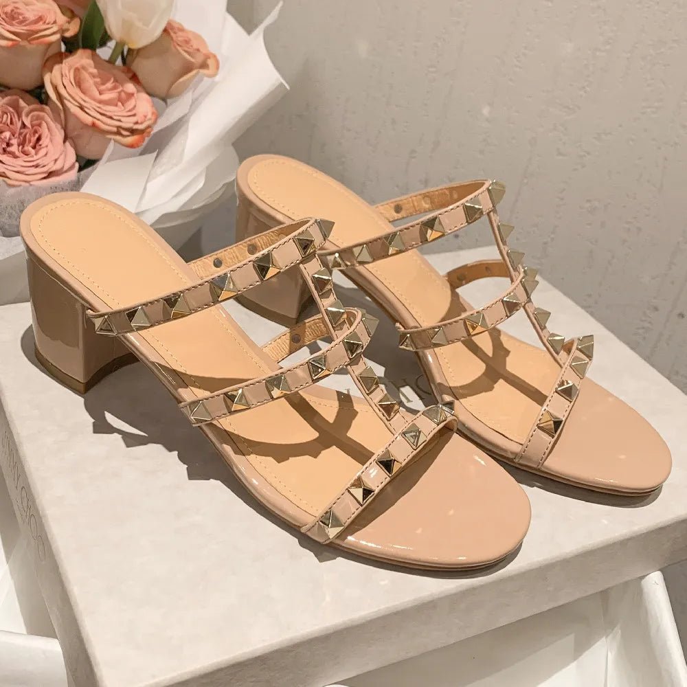 Sandales Femme élégantes en cuir "La Silhouette" - Restaur Cuirs