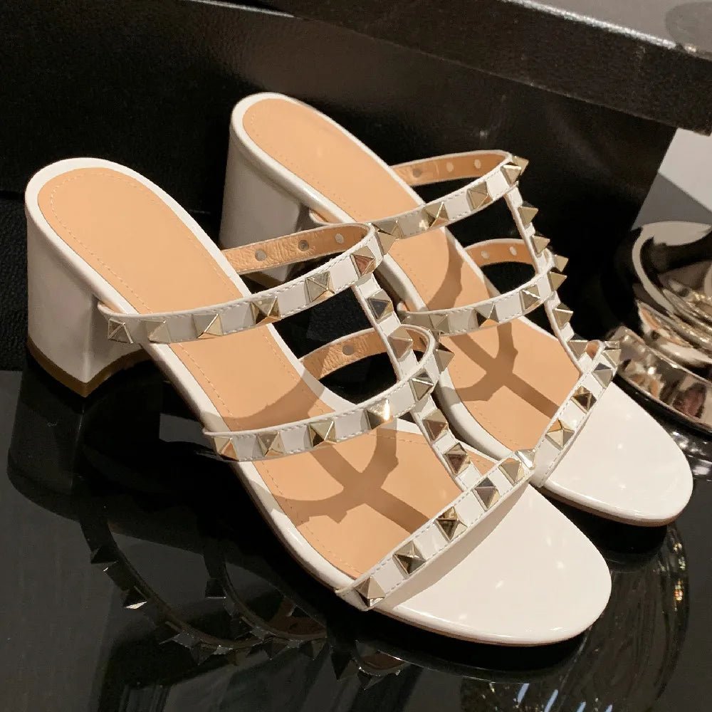 Sandales Femme élégantes en cuir "La Silhouette" - Restaur Cuirs