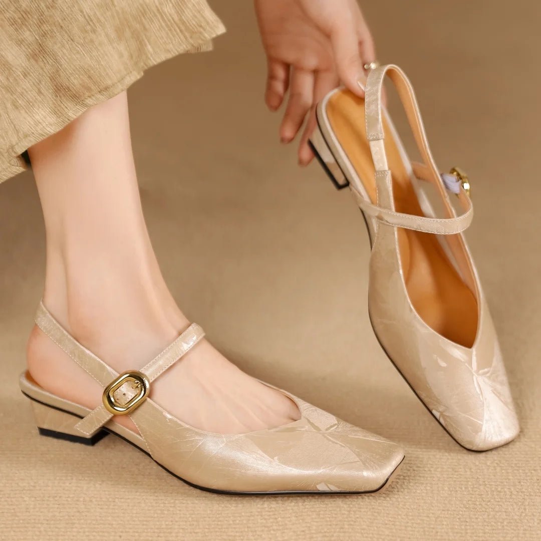 Sandales Femme élégantes en cuir "L'Envolée" - Restaur Cuirs