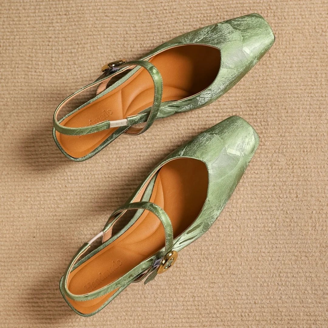 Sandales Femme élégantes en cuir "L'Envolée" - Restaur Cuirs