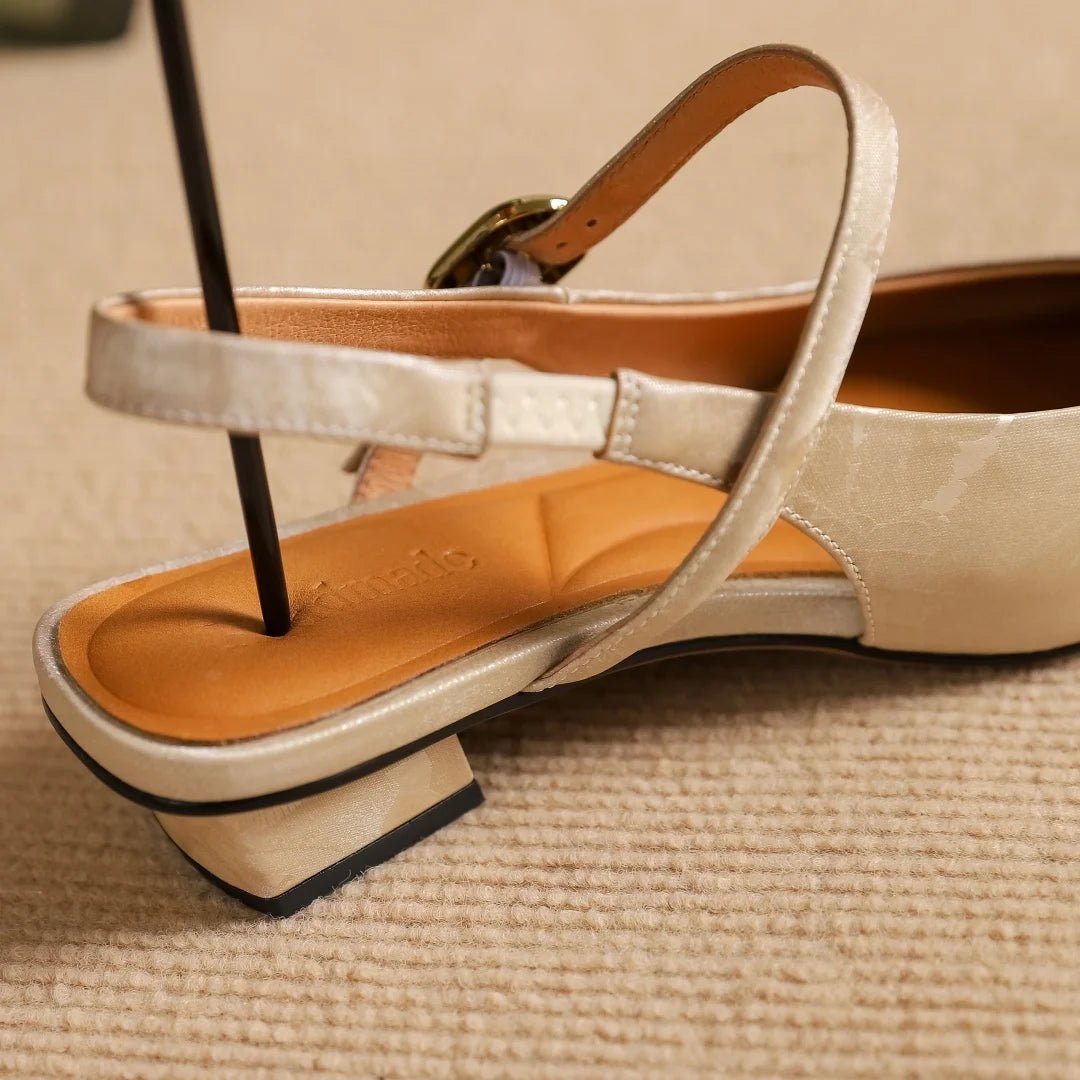 Sandales Femme élégantes en cuir "L'Envolée" - Restaur Cuirs