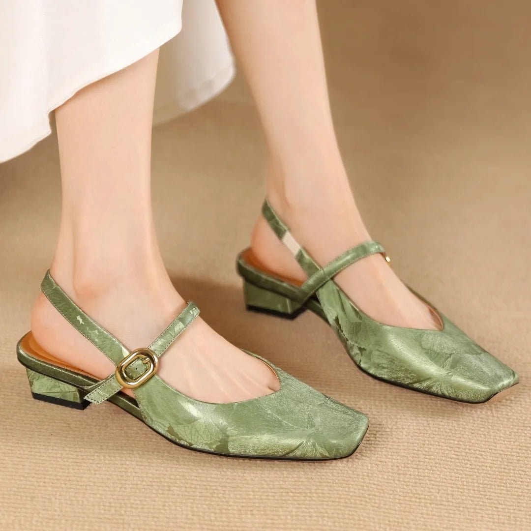 Sandales Femme élégantes en cuir "L'Envolée" - Restaur Cuirs