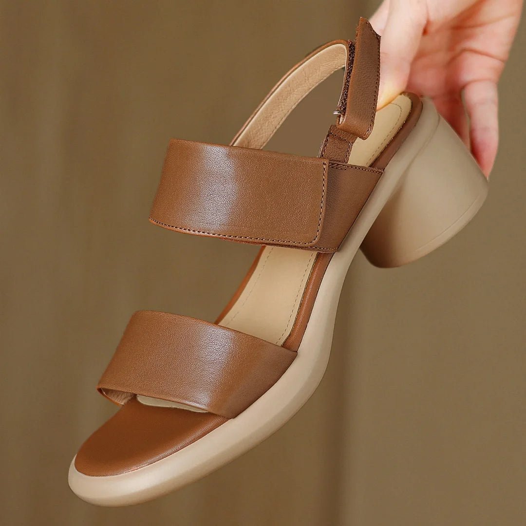 Sandales Femme en Cuir Confort "La Confiance" - Restaur Cuirs