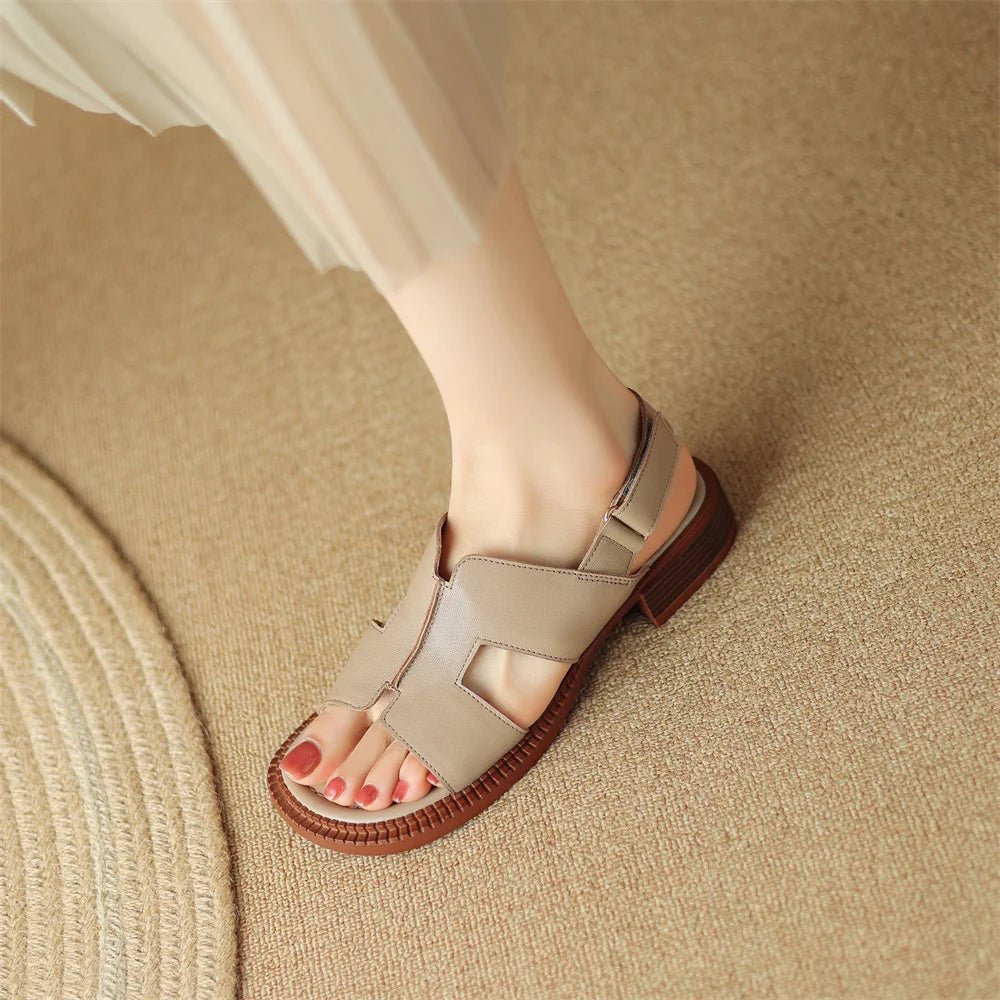 Sandales Femme en cuir confortables "La Liberté" - Restaur Cuirs