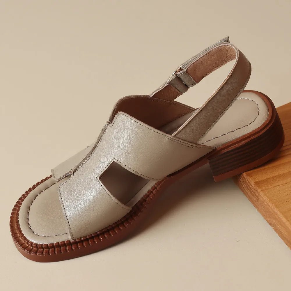 Sandales Femme en cuir confortables "La Liberté" - Restaur Cuirs