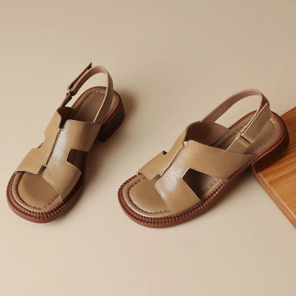 Sandales Femme en cuir confortables "La Liberté" - Restaur Cuirs