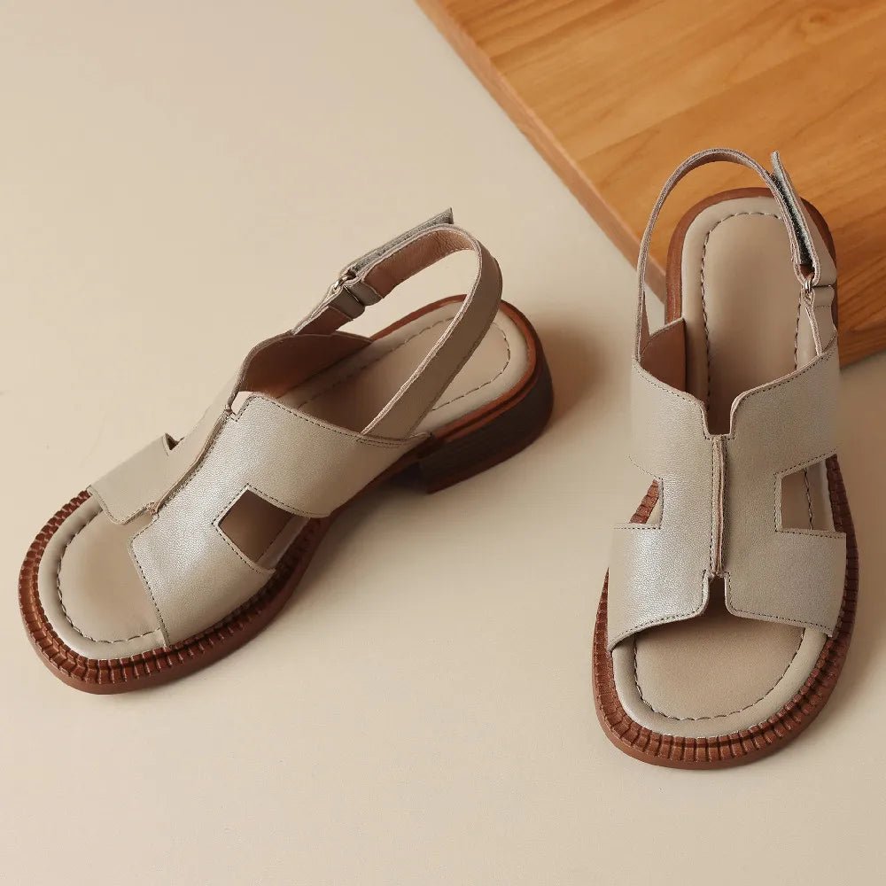 Sandales Femme en cuir confortables "La Liberté" - Restaur Cuirs